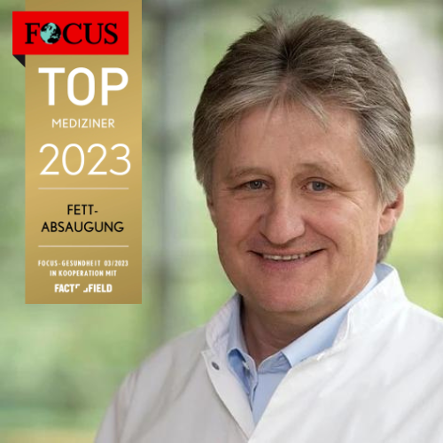 Prof. Kovacs mit Fokus-Siegel-Top-Mediziner 2023